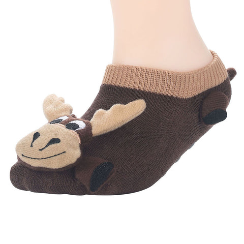 Wild Habitat Baby Non-Slip socks-Moose Pattern
