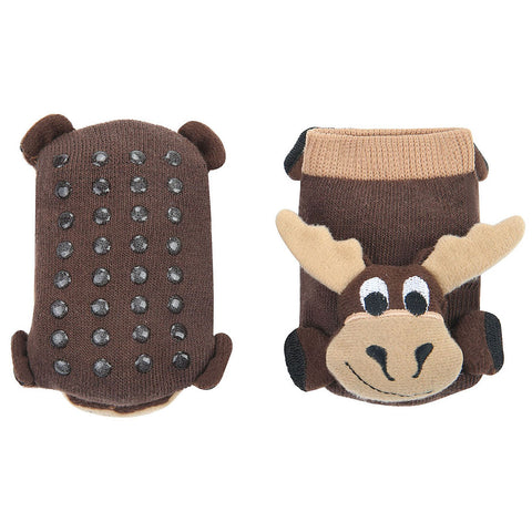 Wild Habitat Baby Non-Slip socks-Moose Pattern
