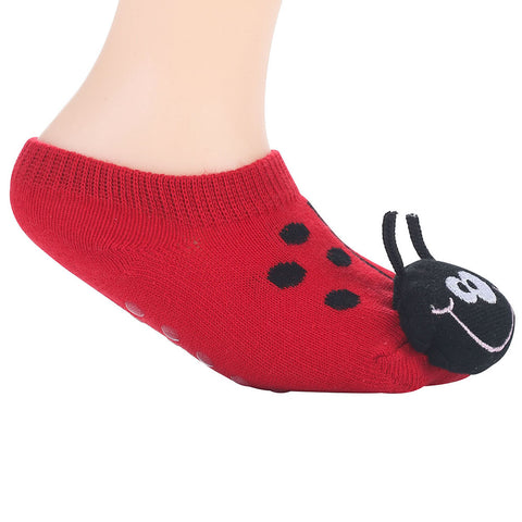 Wild Habitat Baby Non-Slip socks-Ladybug Pattern