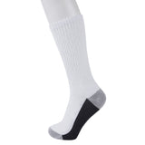 MD Non-Binding Bamboo Moisture Wicking Cushion Crew/Dress Socks Seamless Toe (2 Pairs)