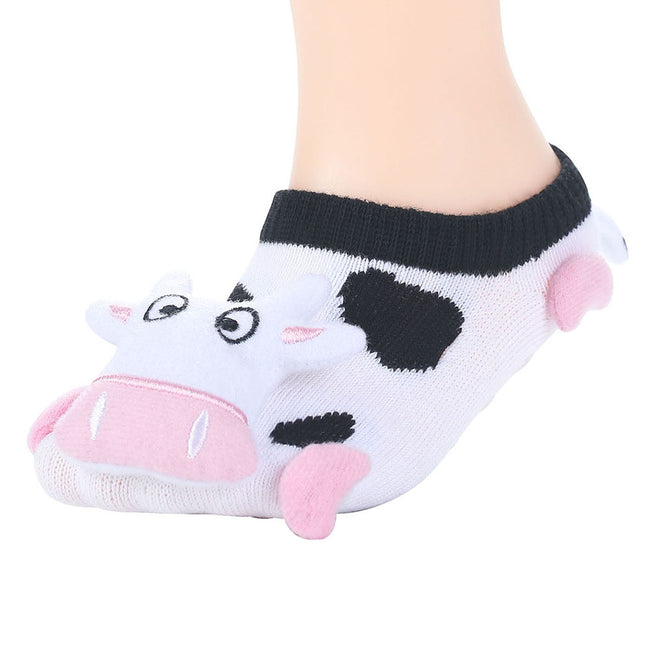 Wild Habitat Baby Non-Slip socks-Cow Pattern