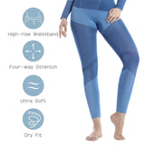 Women's High Waist Yoga Pants Seamless Ombre Workout Gym Running Leggings Naked Feeling