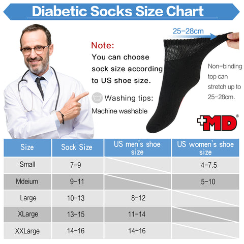 MD Polyester Loose Ankle Socks Cushion Circulatory