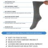 MD Cotton Non-Binding Warm Cushion Crew Socks Dress Socks