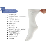 MD Cotton Non-Binding Warm Cushion Crew Socks Dress Socks