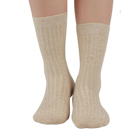 MD Cotton Non-Binding Soft Circulation Crew Socks (2 Pairs)