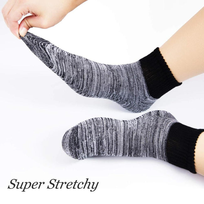 MD Non-Binding Bamboo Ankle Seamless Socks Cushioned Sole (2 Pairs)