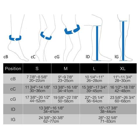 MD 15-20mmHg Anti-Embolism Compression Stockings