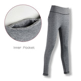 Women's High Waist 4 Way Stretch Yoga Pants with Pocket Tummy Control Workout Running Leggings