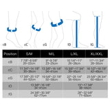 MD 15-20mmHg Thigh High Compression Socks Inspection Toe