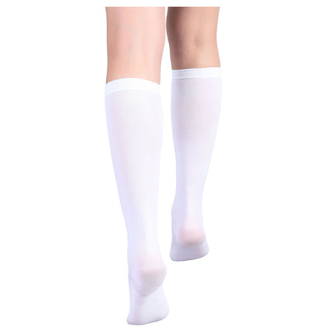 MD 15-20mmHg Knee High Compression Adjustable Toe Medical Support Socks