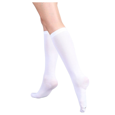 MD 15-20mmHg Knee High Compression Adjustable Toe Medical Support Socks