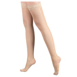 MD 20-30mmHg Compression Therapy Thigh High Stockings Lace Antislip