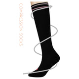 MD 8-15mmHg Fashion Nurses Compression Socks Athletic Shin Splints