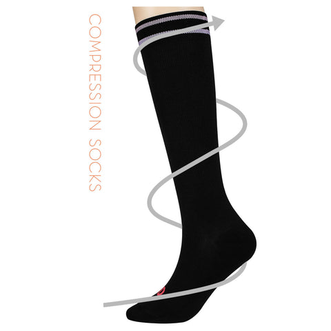 MD 8-15mmHg Fashion Nurses Compression Socks Athletic Shin Splints